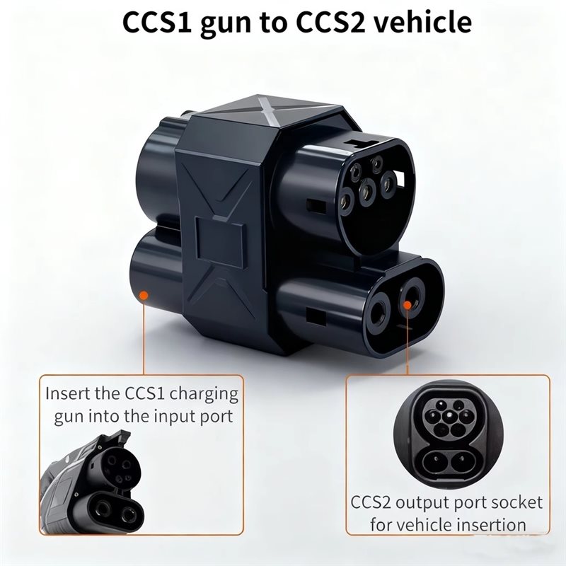 CCS1 To CCS2 Fast Charging Ada - đánh giá và giá Ccs2 To Ccs1 Fast Charge Adapter 250Kw