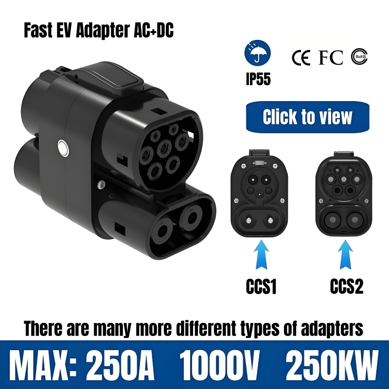 EV Charging Adapter 250A 250KW - đánh giá và giá Ccs2 To Ccs1 Fast Charge Adapter 250Kw
