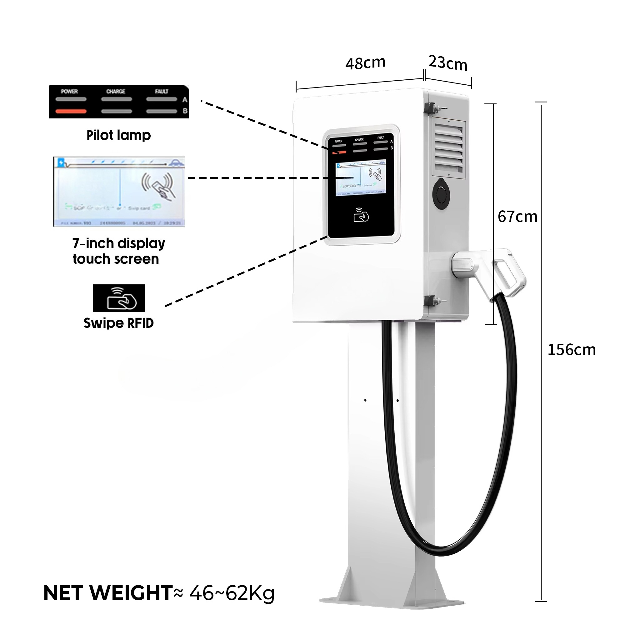2026 Wallbox Ccs2 30kw Commerc - đánh giá và giá Dc Fast Charger 30Kw Wallbox Commercial