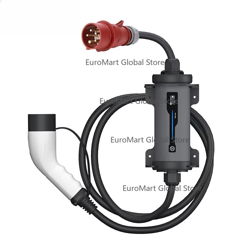 Type 2 to Red CEE Plug Electri - đánh giá và giá Portable Ev Charger 32A Type 2 Cee Plug