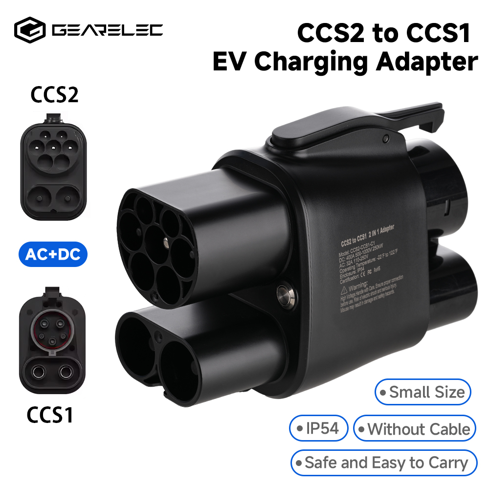 GEARELEC CCS2 to CCS1 Adapter  - đánh giá và giá Ccs2 To Ccs1 Fast Charge Adapter 250Kw