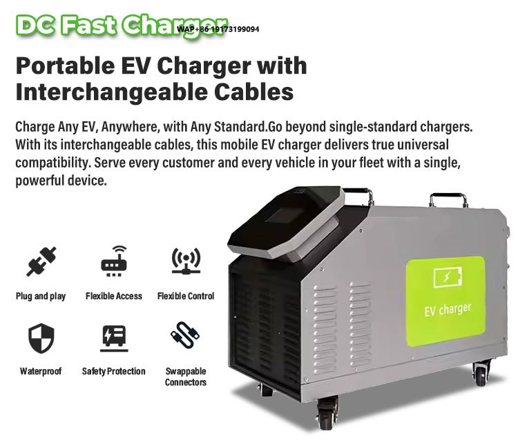 Home Use Mobile DC EV Charger  - đánh giá và giá Portable Dc Fast Charger 20Kw Ccs2