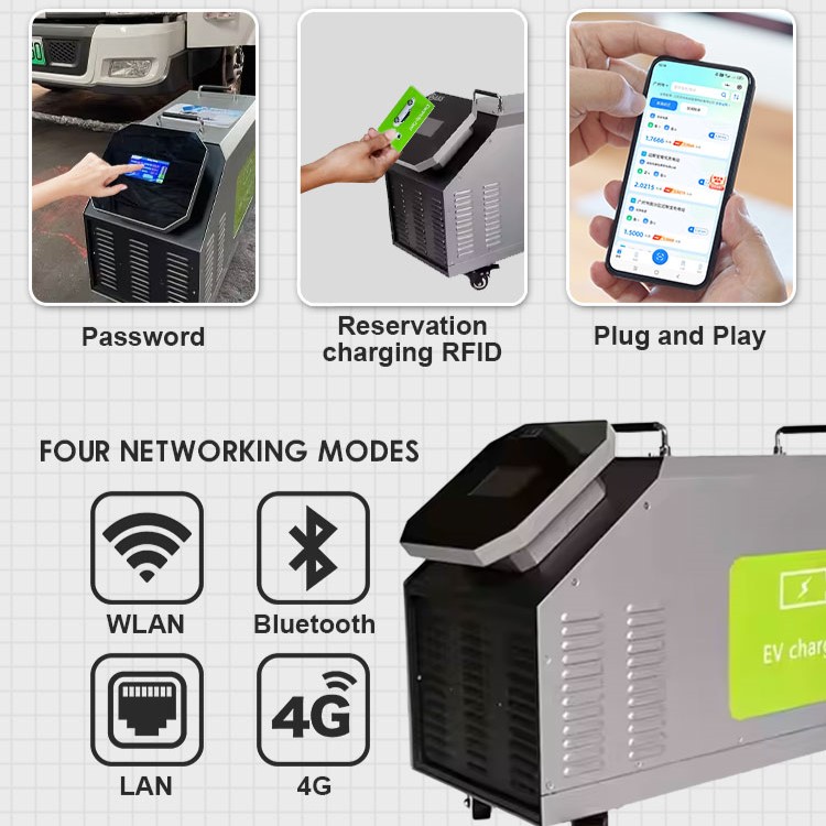 Home Use Mobile DC EV Charger  - đánh giá và giá Portable Dc Fast Charger 20Kw Ccs2