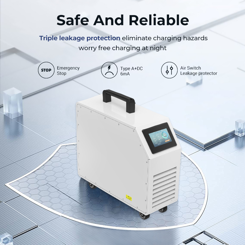 20kw Movable Charging Station  - đánh giá và giá Portable Dc Fast Charger 20Kw Ccs2