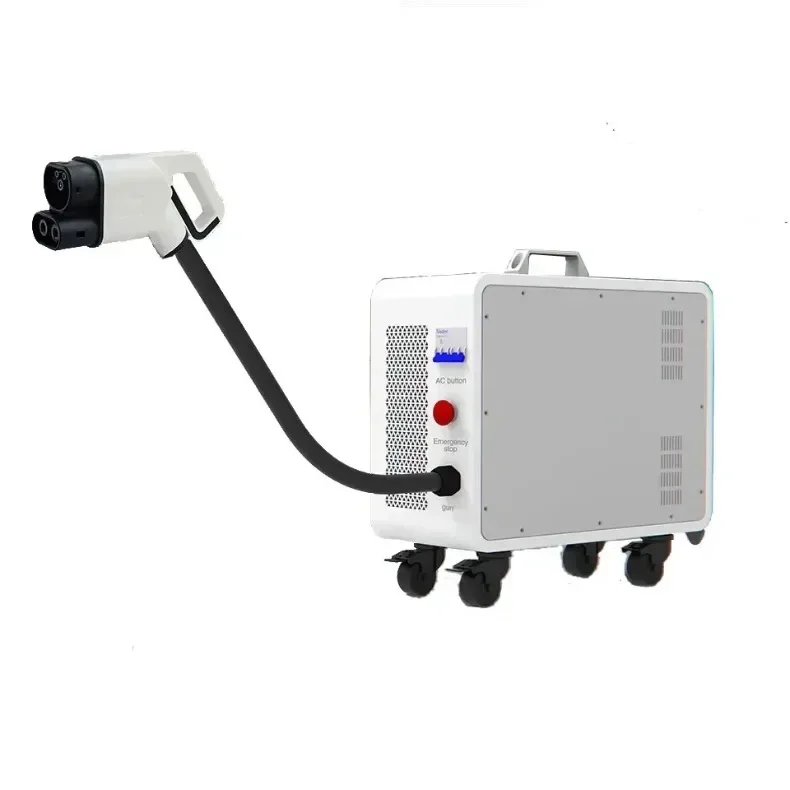 Mobile Ev Charger Single  Port - đánh giá và giá Portable Dc Fast Charger 20Kw Ccs2