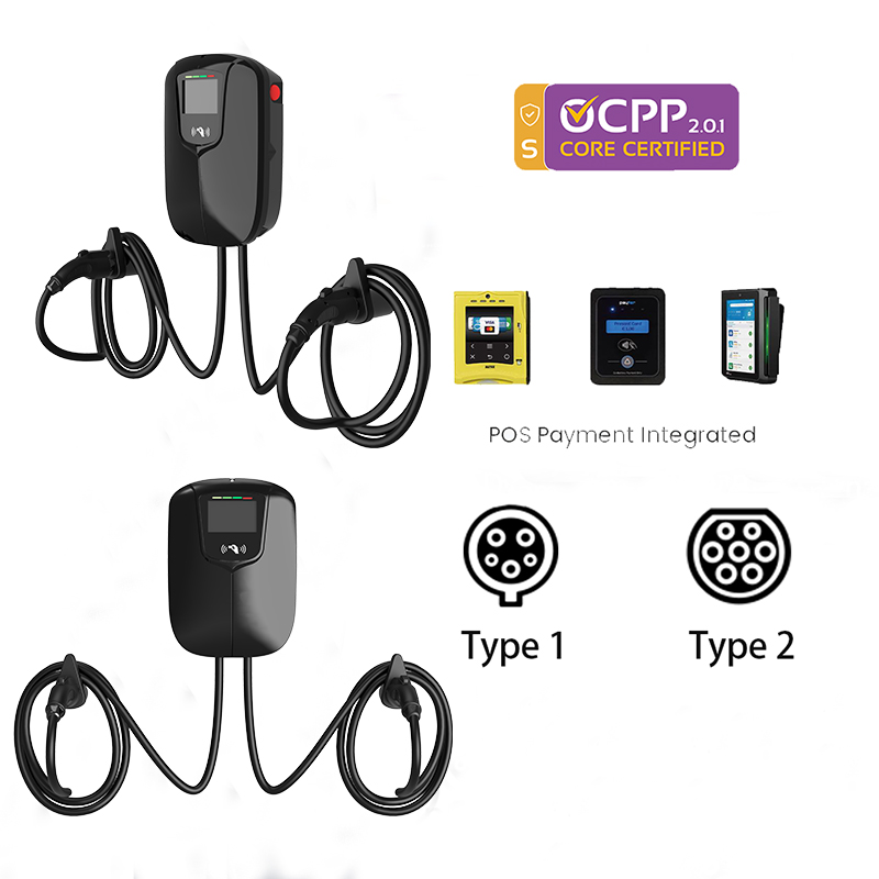 Commercial Dual Gun AC EV Char - đánh giá và giá 22Kw Wallbox Type 2 Ocpp Rfid