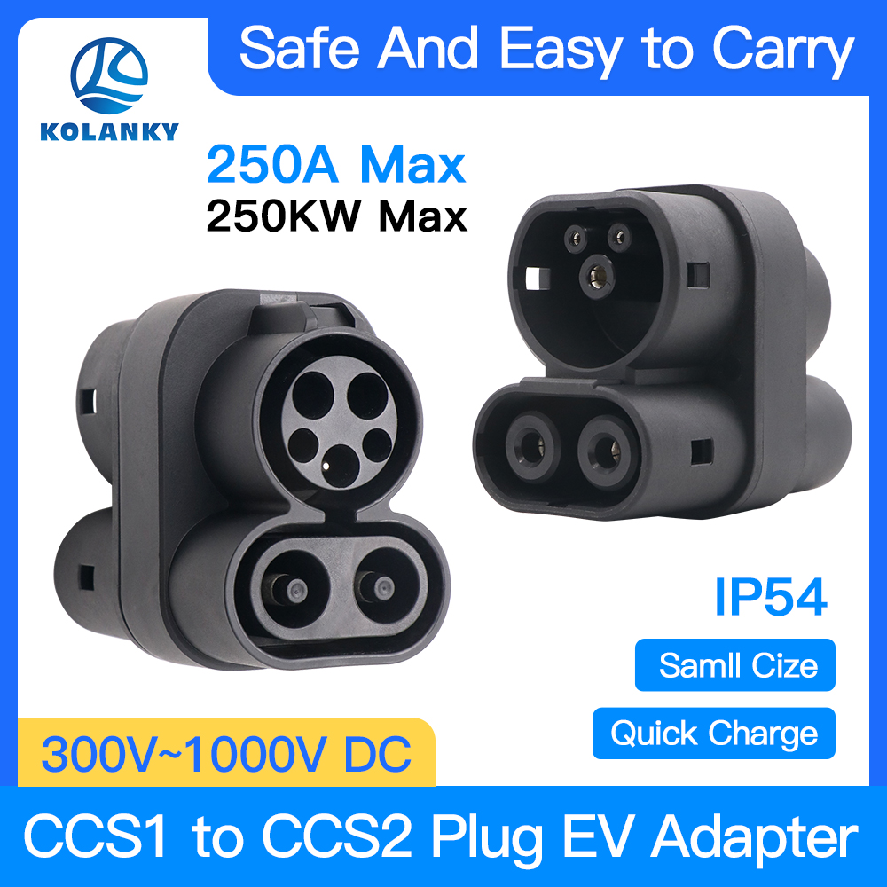 CCS1 to CCS2 EV Charger Adapte - đánh giá và giá Ccs2 To Ccs1 Fast Charge Adapter 250Kw